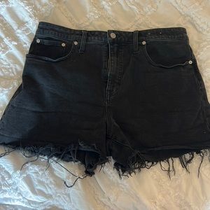 Madewell Curvy High-Rise Denim Shorts Size 31